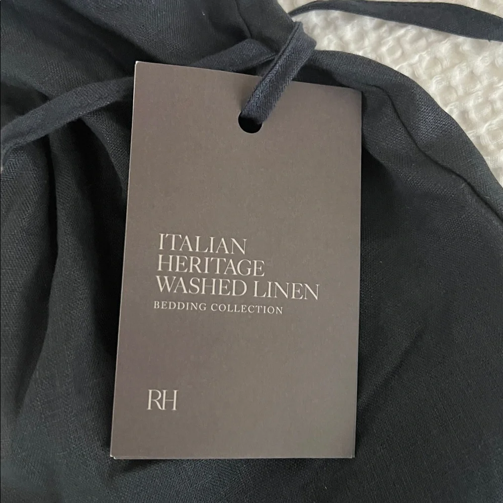 Restoration Hardware Italian Heritage Indigo Euro Sham